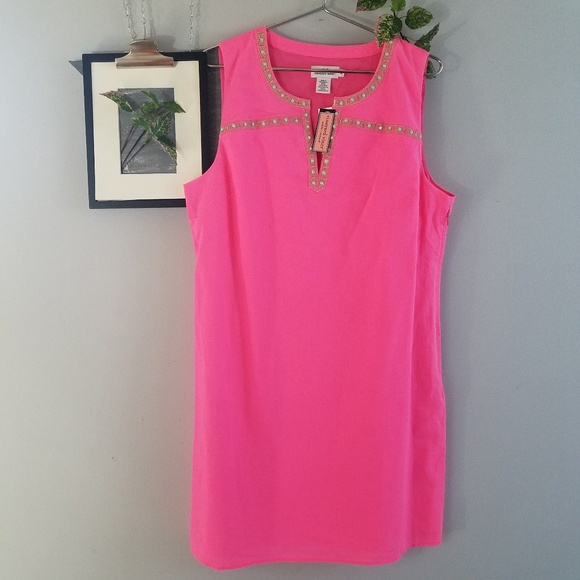 Vineyard Vines Dresses & Skirts - Vineyard Vines Shimmer Linen Sleeveless Dress 14